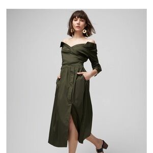 White House Black Market  Midi Dress Size 8